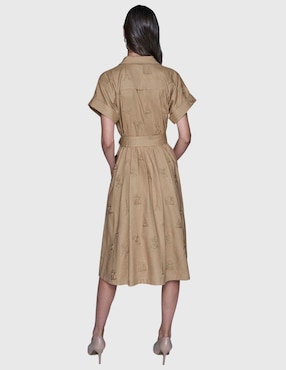 Vestido midi formal Karl Lagerfeld Paris para mujer