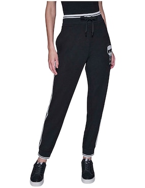 Pants slim Karl Lagerfeld Paris con agujeta para mujer