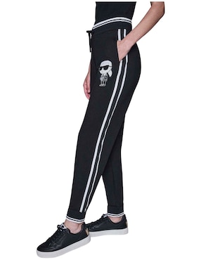 Pants slim Karl Lagerfeld Paris con agujeta para mujer