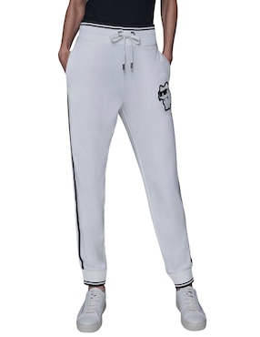 Pants slim Karl Lagerfeld Paris con agujeta para mujer