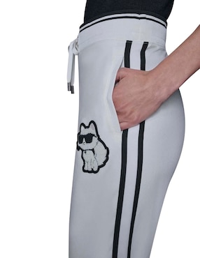 Pants slim Karl Lagerfeld Paris con agujeta para mujer