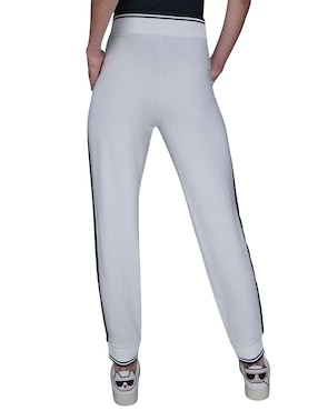 Pants slim Karl Lagerfeld Paris con agujeta para mujer