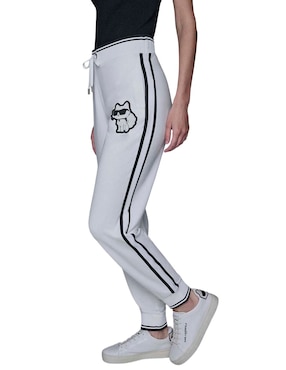 Pants slim Karl Lagerfeld Paris con agujeta para mujer