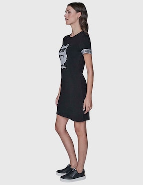Vestido corto casual Karl Lagerfeld Paris para mujer