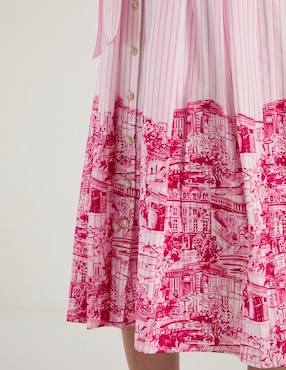 Vestido midi casual Karl Lagerfeld Paris para mujer