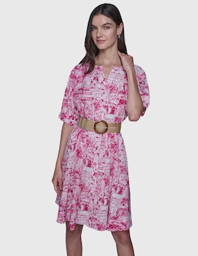 Vestido corto casual Karl Lagerfeld Paris para mujer
