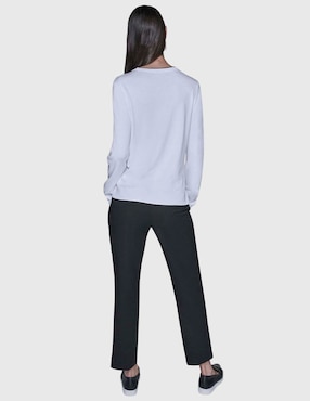 Suéter Karl Lagerfeld Paris cuello redondo para mujer