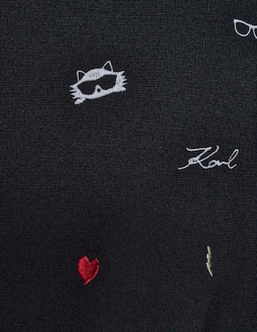 Suéter Karl Lagerfeld paris cuello redondo para mujer