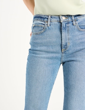 Jeans straight a la cintura Guess para mujer