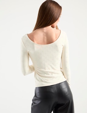 Top Guess cuello ojal