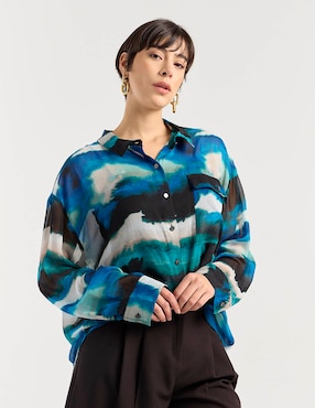 Blusa Dkny manga larga para mujer