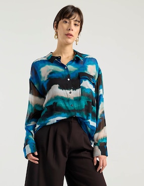 Blusa Dkny manga larga para mujer