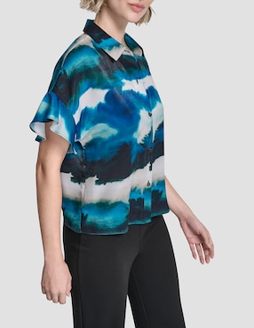 Blusa Dkny manga corta para mujer