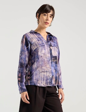 Blusa Dkny manga larga para mujer