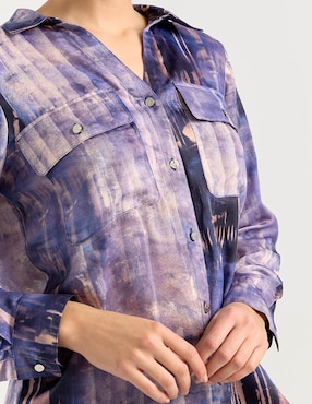 Blusa Dkny manga larga para mujer