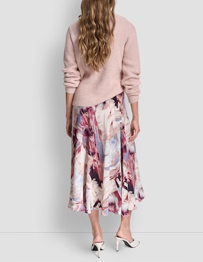Falda midi Dkny a la cintura