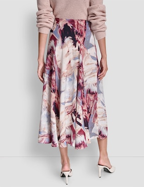 Falda midi Dkny a la cintura