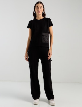 Pantalón cargo Dkny wide leg para mujer