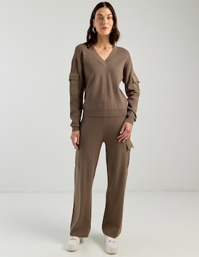 Pantalón cargo Dkny amplio para mujer