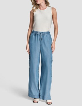 Pantalón cargo Dkny amplio para mujer
