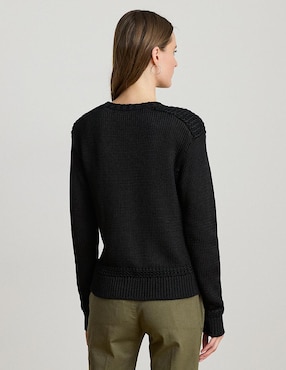 Suéter Lauren Ralph Lauren cuello redondo para mujer