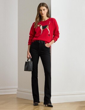 Suéter Lauren Ralph Lauren cuello redondo para mujer