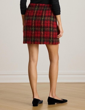 Falda corta Lauren Ralph Lauren a la cintura