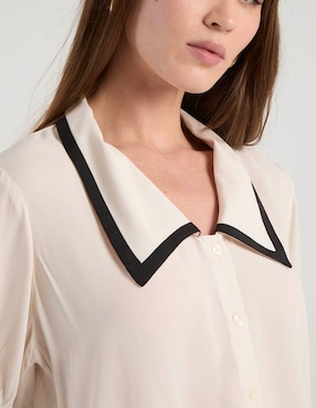 Blusa Ann Taylor manga corta para mujer