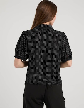 Blusa Ann Taylor manga corta para mujer