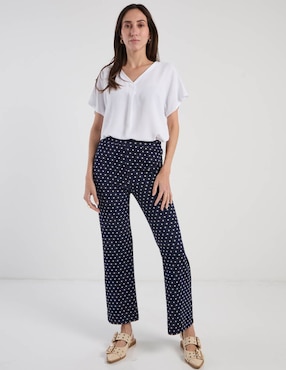 Pantalón relaxed Ann Taylor straight para mujer