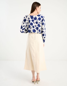 Falda crop Ann Taylor a la cintura