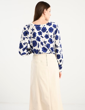 Blusa Ann Taylor manga larga para mujer