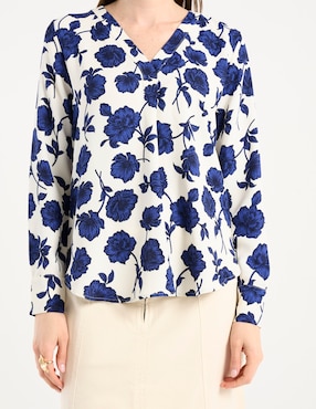 Blusa Ann Taylor manga larga para mujer