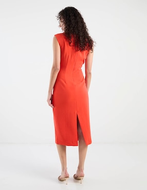 Vestido midi casual Ann Taylor para mujer