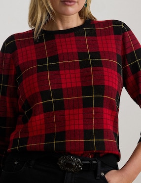 Suéter Lauren Plus cuello redondo para mujer