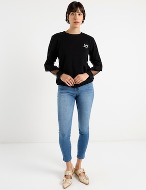 Suéter Karl Lagerfeld Paris cuello redondo para mujer