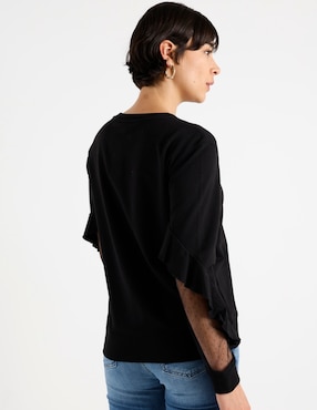Suéter Karl Lagerfeld Paris cuello redondo para mujer