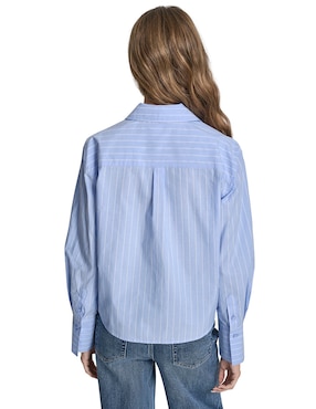 Blusa camisera Dkny Jeans manga larga para mujer