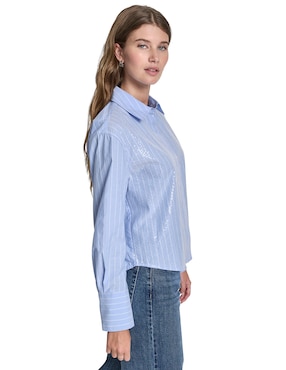 Blusa camisera Dkny Jeans manga larga para mujer
