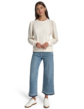 Suéter Dkny Jeans cuello redondo para mujer