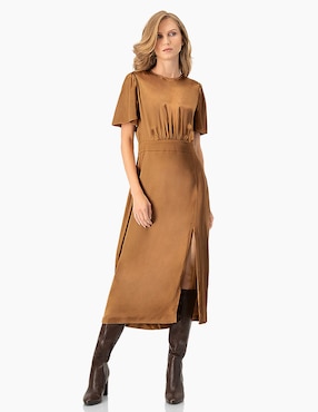 Vestido midi casual Ivonne para mujer
