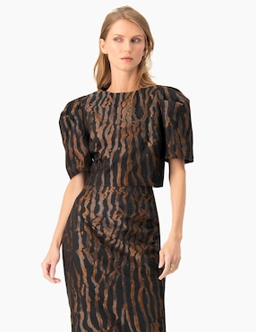 Blusa Ivonne manga corta para mujer