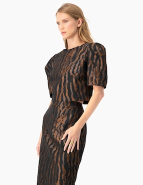 Blusa Ivonne manga corta para mujer