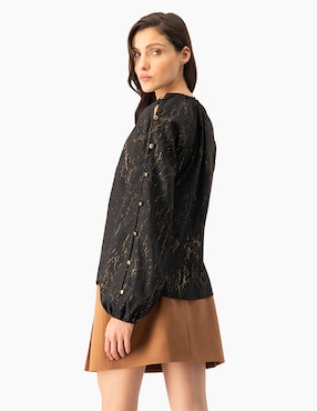 Blusa Ivonne manga larga para mujer