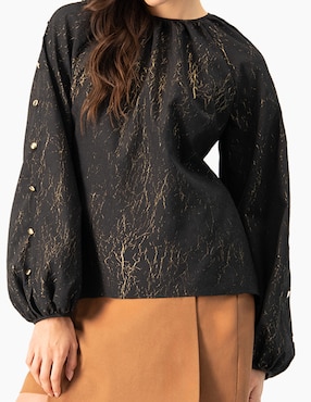 Blusa Ivonne manga larga para mujer