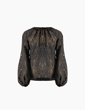 Blusa Ivonne manga larga para mujer