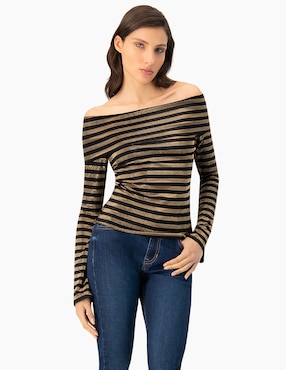 Blusa Ivonne manga larga para mujer