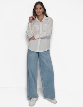 Blusa Dkny Jeans manga larga para mujer