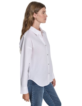 Blusa camisera Dkny Jeans manga larga para mujer