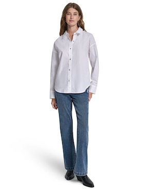 Blusa camisera Dkny Jeans manga larga para mujer